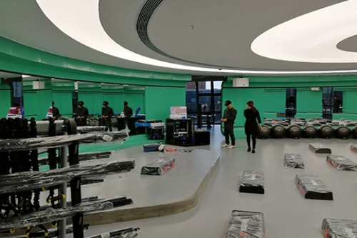 西安喬治伍茲健身俱樂部動感鍵身房擴聲系統(tǒng)工程